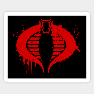 Cobra Logo (blood version) Sticker